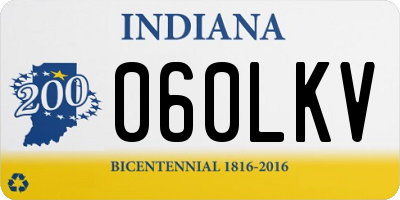 IN license plate 060LKV