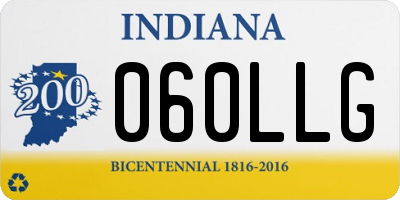 IN license plate 060LLG