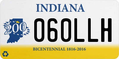 IN license plate 060LLH