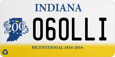 IN license plate 060LLI