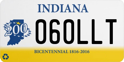 IN license plate 060LLT