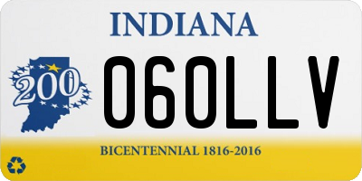 IN license plate 060LLV