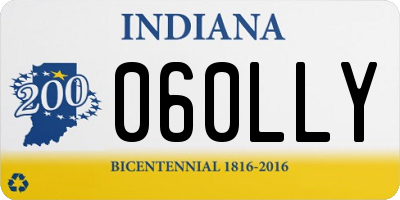 IN license plate 060LLY