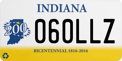 IN license plate 060LLZ