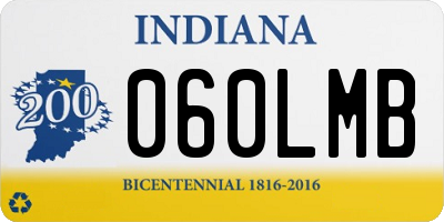 IN license plate 060LMB