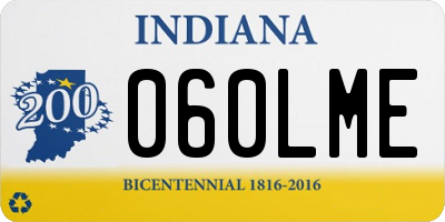 IN license plate 060LME