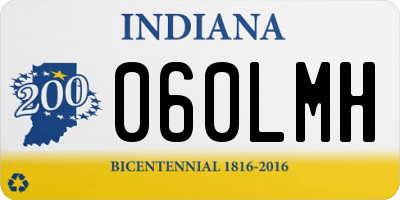 IN license plate 060LMH