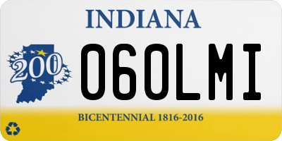 IN license plate 060LMI