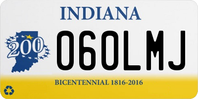 IN license plate 060LMJ