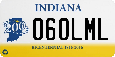 IN license plate 060LML