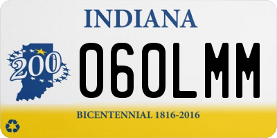 IN license plate 060LMM