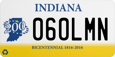 IN license plate 060LMN