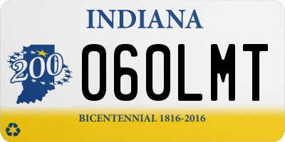 IN license plate 060LMT