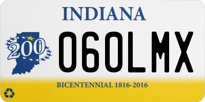 IN license plate 060LMX