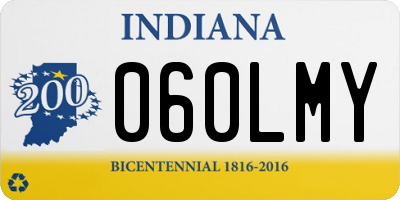 IN license plate 060LMY