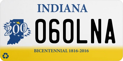 IN license plate 060LNA