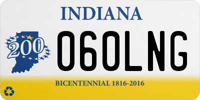 IN license plate 060LNG
