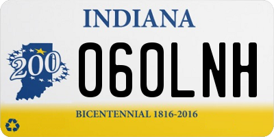 IN license plate 060LNH