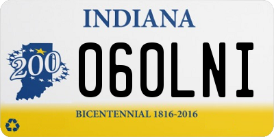 IN license plate 060LNI