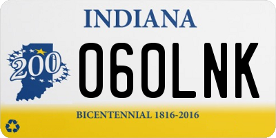 IN license plate 060LNK