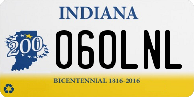 IN license plate 060LNL