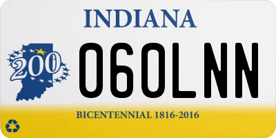IN license plate 060LNN