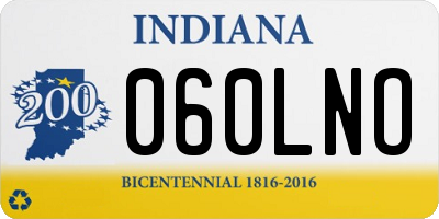 IN license plate 060LNO
