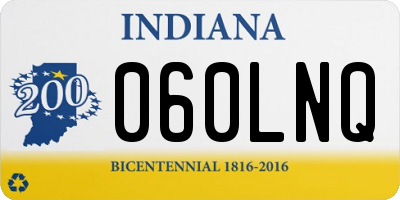 IN license plate 060LNQ