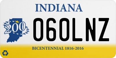 IN license plate 060LNZ