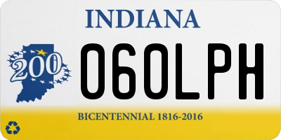 IN license plate 060LPH