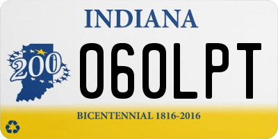 IN license plate 060LPT
