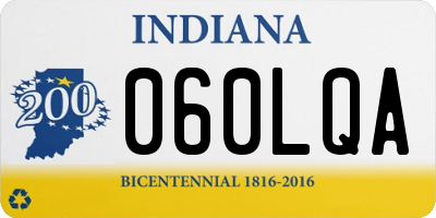 IN license plate 060LQA