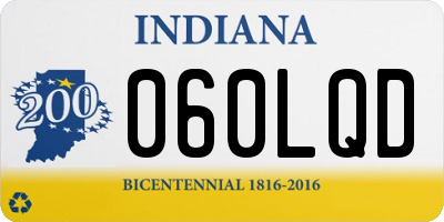 IN license plate 060LQD
