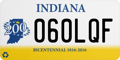 IN license plate 060LQF
