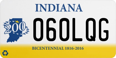 IN license plate 060LQG
