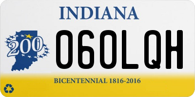 IN license plate 060LQH