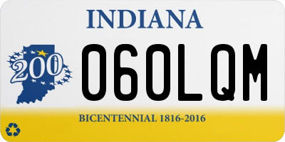 IN license plate 060LQM