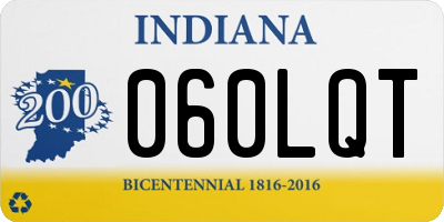 IN license plate 060LQT