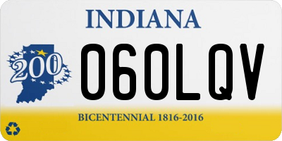 IN license plate 060LQV