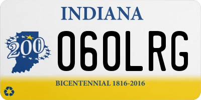 IN license plate 060LRG