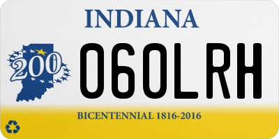 IN license plate 060LRH