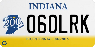 IN license plate 060LRK