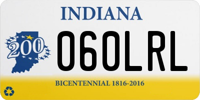 IN license plate 060LRL