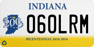 IN license plate 060LRM