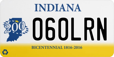 IN license plate 060LRN