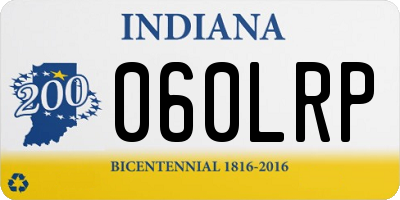 IN license plate 060LRP