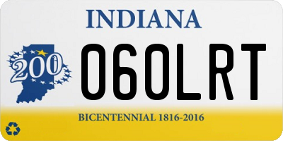 IN license plate 060LRT