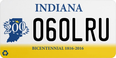 IN license plate 060LRU