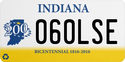 IN license plate 060LSE