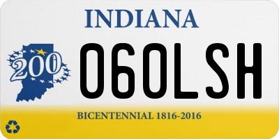 IN license plate 060LSH